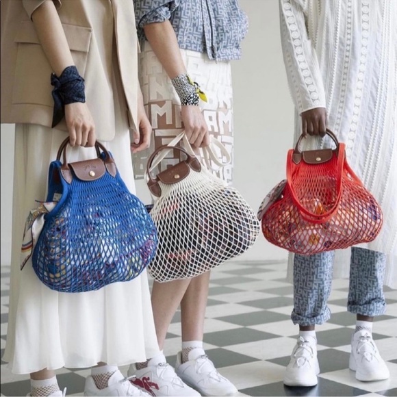 Longchamp • Le Pliage Filet Net Bag - Picture 13 of 14